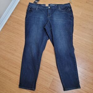 DKNY Soho Mid Rise Skinny Blue Jeans Size 26W NWT (2178)